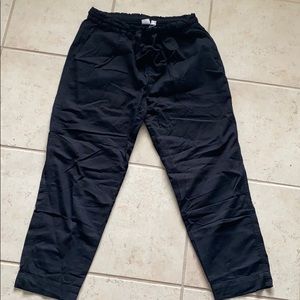 Tie-Waist Cropped Dress Pants by Gap